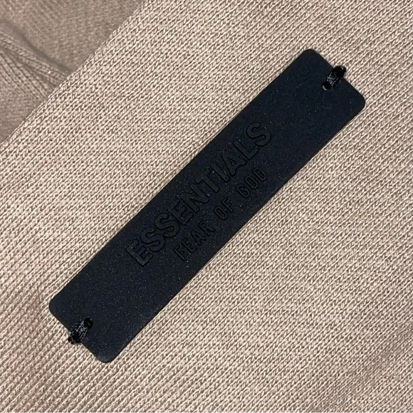 Fear of God Essentials Fleece Hoodie Desert Sand (With Pockets) Size XL